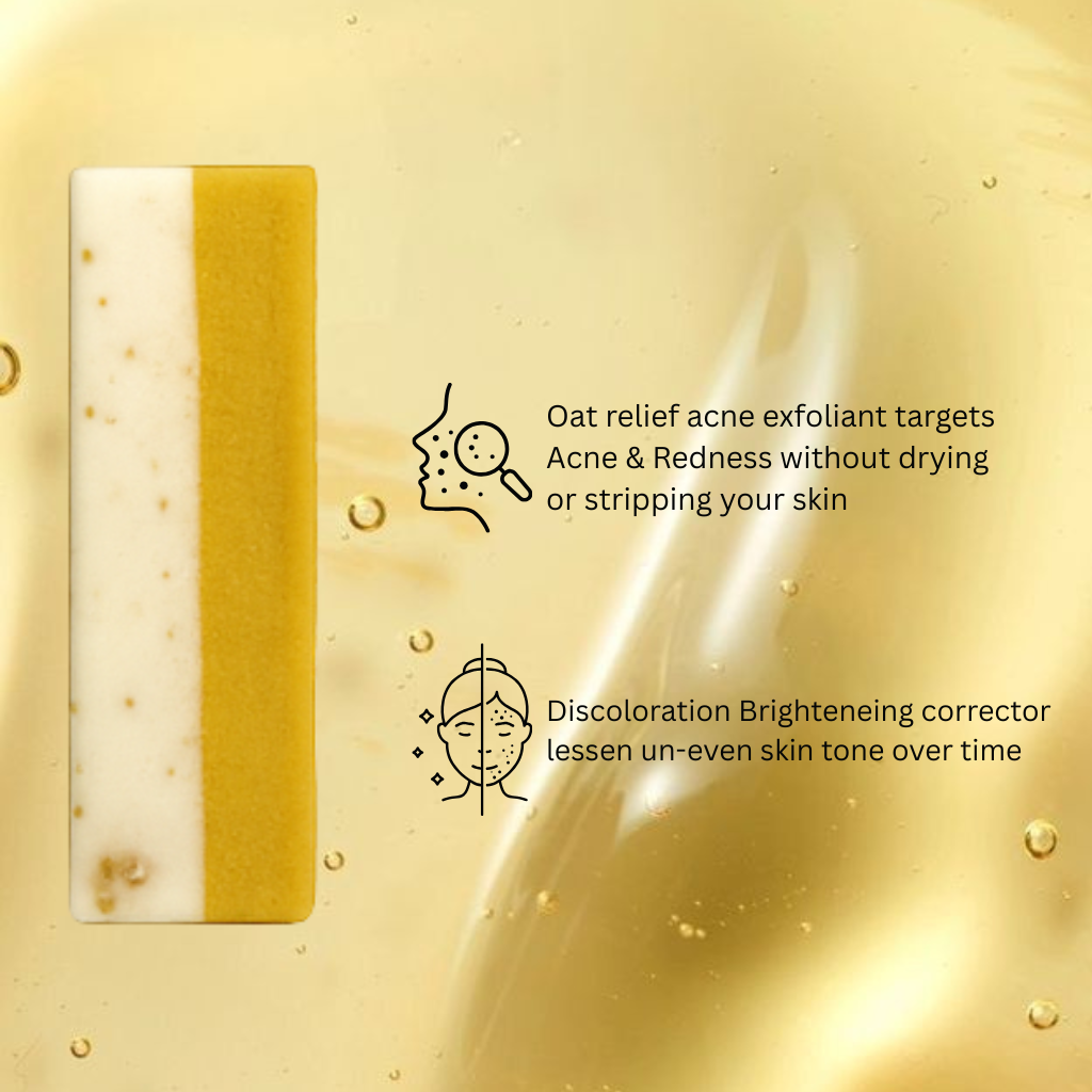 2IN1 DOUBLE CLEANSING BAR | ACNE RELIEF | DISCOLORATION CORRECTOR