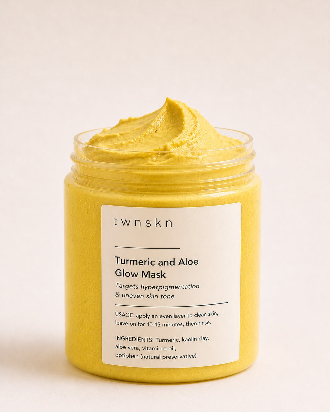 Turmeric & Alo Gel Glow Clay Mask